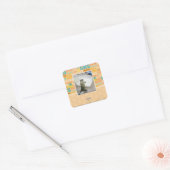 Daarbinnen? Is Kold! Vierkante Sticker (Envelop)