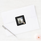 Daarbinnen? Is Kold! Vierkante Sticker (Envelop)