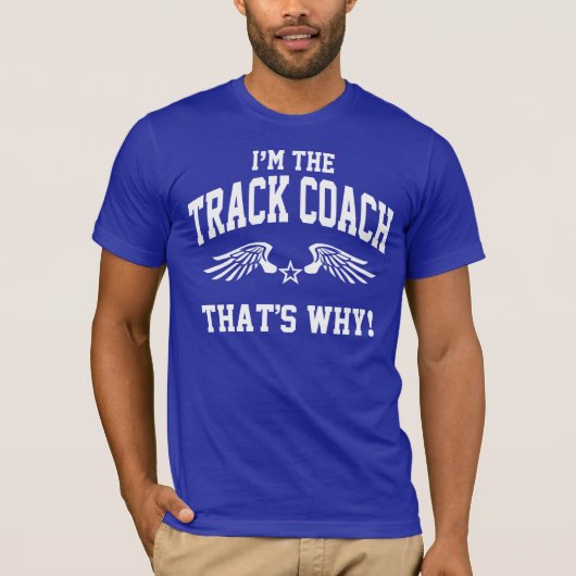 Daarom ben ik de spoorcoach t-shirt (Voorkant)