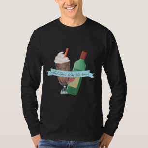 Daarom Drinken we podcastwijn en milkshake T-shirt