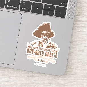 "Daarom noemen ze je eenogige Willie" Sticker