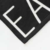 Dab Aarde Zonsverduistering Ga naar planeet Zijn A Fleece Deken (Hoek)