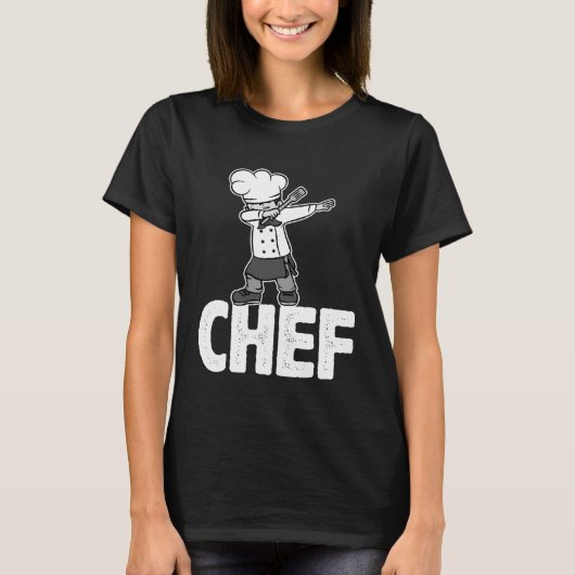 Dab Dabbing Chef Cooking Guru  Cook Retro Culinary T-shirt (Voorkant)