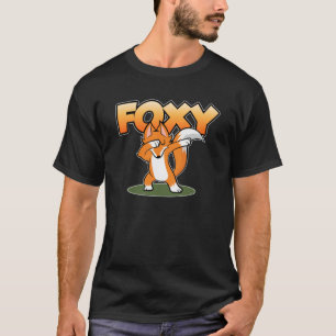 Dab Dabbing dansen Disco Foxy Fox T-shirt
