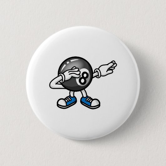 DAB Dabbing Pool biljart LL pooltafel Ronde Button 5,7 Cm (Voorkant)