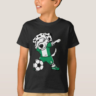 Dab Dalmatiër Nigeria Voetbalfans T-shirt Nigeriaa