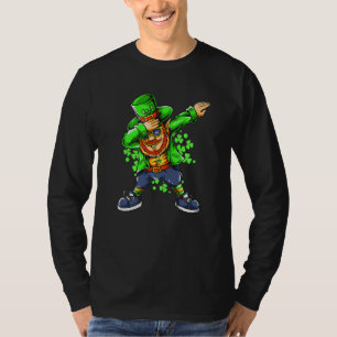 Dab Dance Cool Funny St Patrick S Day Leprechaun D T-shirt
