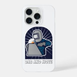 Dab en grappig bewegende TIG-lasseringskunst iPhone 15 Pro Hoesje