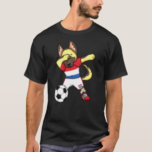 Dab German Shepherd Nederland Soccer Fans Jersey T-shirt