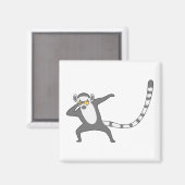 Dab lemur magneet (Voorkant / Achterkant)
