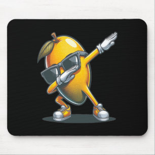 Dab Mango Dansen Dabbing Mango Fruit met Zonnebril Muismat