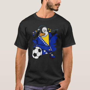 Dab Penguin Bosnië Herzegovina Soccer Fans Jersey T-shirt