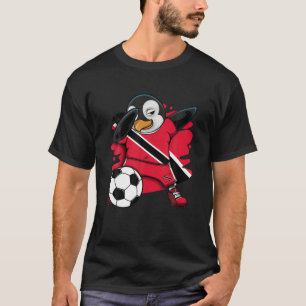Dab Penguin Trinidad en Tobago Soccer Fans Jersey T-shirt