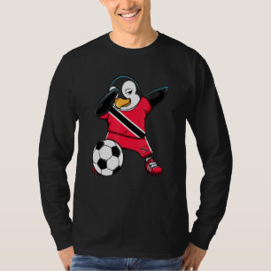 Dab Penguin Trinidad en Tobago Soccer Fans Jersey T-shirt