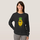 Dab Pineapple Dansbubing Pineappelfruit T-shirt (Voorkant volledig)