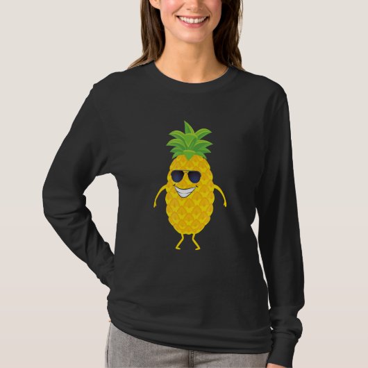 Dab Pineapple Dansbubing Pineappelfruit T-shirt (Voorkant)