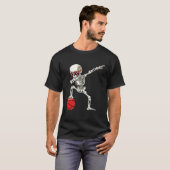 Dab Skeleton Dabbing Skeleton Basketball Boy Hall T-shirt (Voorkant volledig)