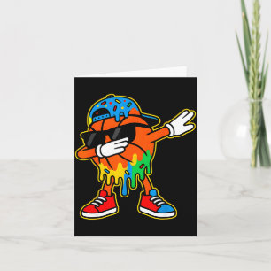 Dabben Basketbal Ijs Drip Jongens Basketbal Kaart