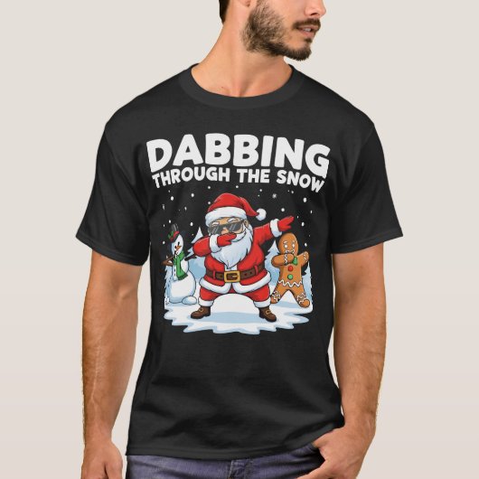 Dabben door de Sneeuw T-shirt (Voorkant)