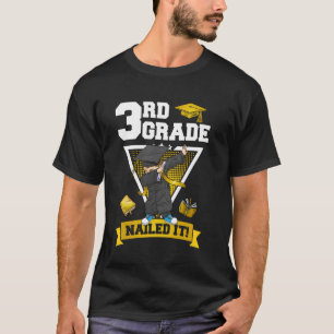 Dabbing Afstuderen Boy 3e klas genageld het klasse T-shirt