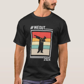Dabbing Afstuderen Senior 2024 We Out Afgestudeerd T-shirt