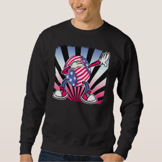Dabbing American Baseball player voor fans White Trui