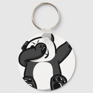 Dabbing Animals Panda Sleutelhanger