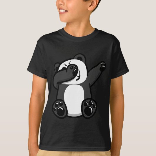 Dabbing Animals Panda T-shirt (Voorkant)