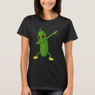 Dabbing Augurk Dans Vegan Grappig Vegetarisch Komk T-shirt