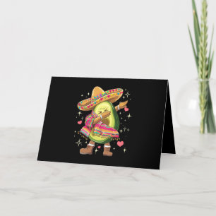 Dabbing Avocado Cinco De Mayo Grappige Mexicaanse Bedankkaart