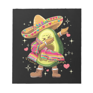 Dabbing Avocado Cinco De Mayo Grappige Mexicaanse Notitieblok