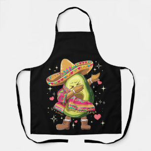 Dabbing Avocado Cinco De Mayo Grappige Mexicaanse Schort