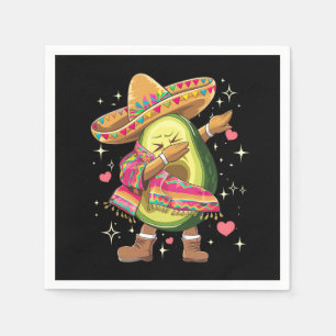 Dabbing Avocado Cinco De Mayo Grappige Mexicaanse Servet