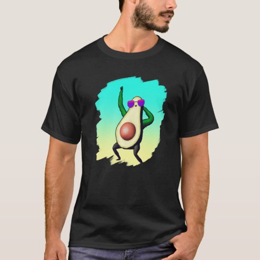 Dabbing Avocado Dancing Dance Avocados T-shirt (Voorkant)