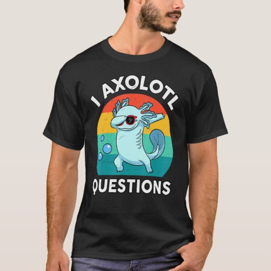 Dabbing Axolotl Kinder I Axolotl Vragen Salamand T-shirt (Voorkant)