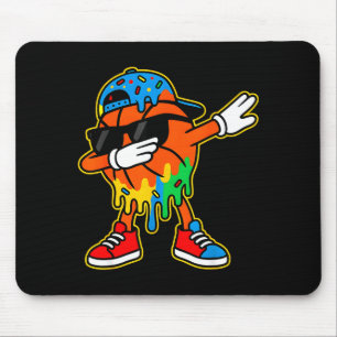 Dabbing Basketbal Ijs Drip Jongens Basketbal Muismat