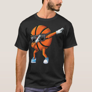 Dabbing basketbal zonnebril bal grafiek, Grappig T-shirt