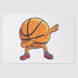 Dabbing Basketball Ball Funny Boys Mannen Sport Tissuepapier