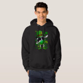 Dabbing Billiard Ball Leprechaun St Patrick's Day  Hoodie (Voorkant volledig)