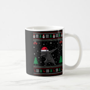 Dabbing Black Labrador Dog Santa Hat Jongens Meisj Koffiemok