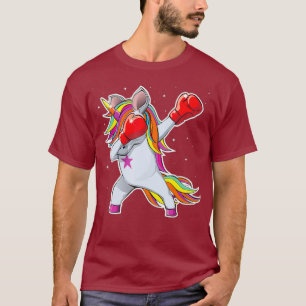 Dabbing Boing Eenhoorn Meisje Squad Regels T-shirt