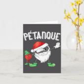 Dabbing Boules Ball Dab Christmas Cap Bouler Boule Kaart (Gele Bloem)