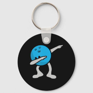 Dabbing Bowling Birthday Party Bowling Gift Sleutelhanger