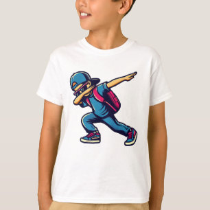 Dabbing Boy Student, 100 dagen naar school T-shirt