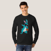 Dabbing Bunny Boy Dab Easter Day Basket Stu T-shirt (Voorkant volledig)