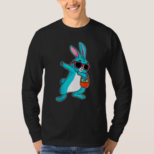 Dabbing Bunny Boy Dab Easter Day Basket Stu T-shirt (Voorkant)