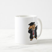 Dabbing Capybara Graduation Mug Funny Graduate  (Devant droit)