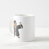 Dabbing Capybara Graduation Mug Funny Graduate  (Devant gauche)