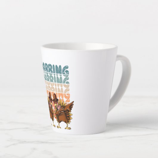 Dabbing Chicken Latte Mok (Rechterhoek)