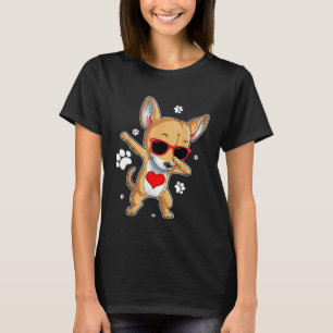 Dabbing Chihuahua Hond Jongens Meisjes Dab Dans T-shirt